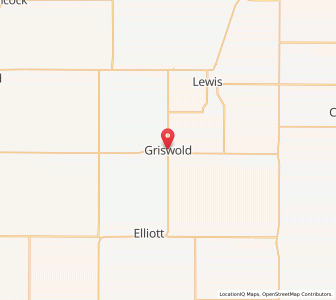 Map of Griswold, Iowa
