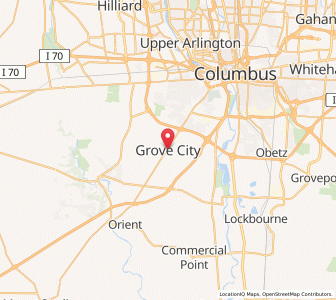 Map of Grove City, Ohio