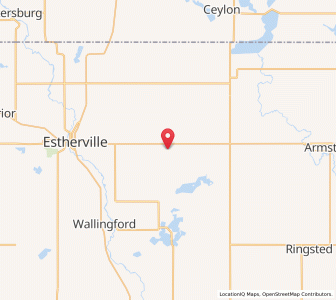 Map of Gruver, Iowa