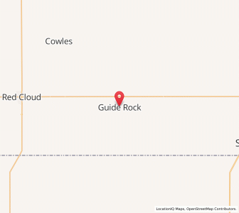 Map of Guide Rock, Nebraska