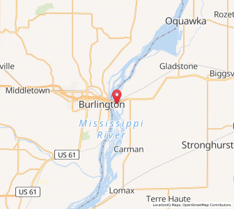 Map of Gulf Port, Illinois