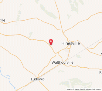 Map of Gumbranch, Georgia