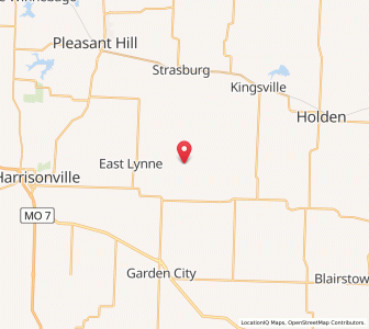 Map of Gunn City, Missouri