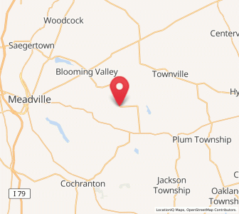 Map of Guys Mills, Pennsylvania