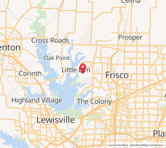 Map of Hackberry, Texas