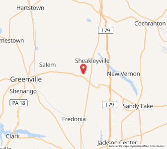 Map of Hadley, Pennsylvania