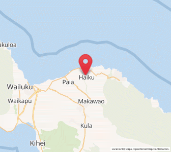 Map of Haiku, Hawaii