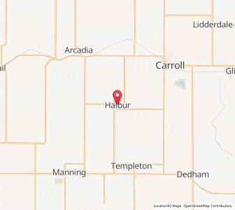 Map of Halbur, Iowa
