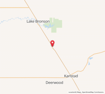 Map of Halma, Minnesota