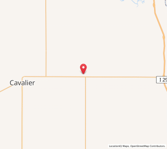 Map of Hamilton, North Dakota