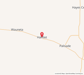 Map of Hamlet, Nebraska