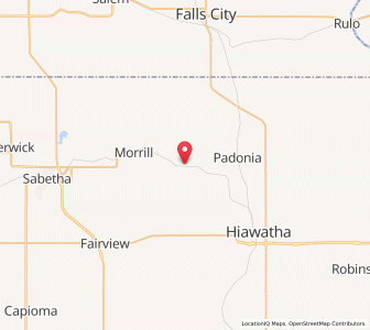 Map of Hamlin, Kansas