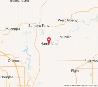 Map of Hammond, Minnesota