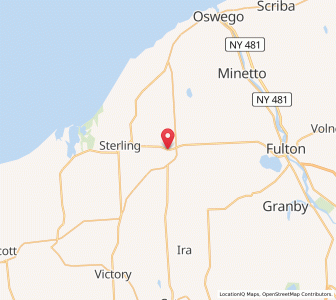 Map of Hannibal, New York