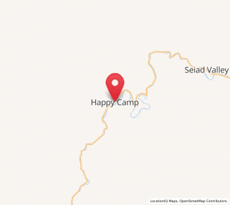 Map of Happy Camp, California