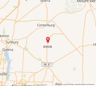 Map of Hartford, Ohio