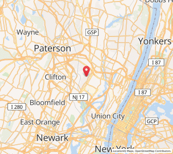 Map of Hasbrouck Heights, New Jersey