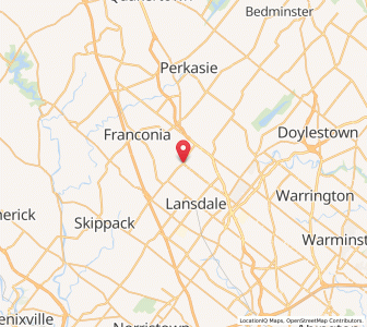 Map of Hatfield, Pennsylvania