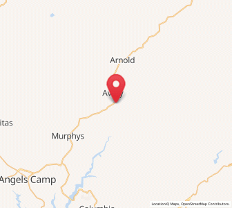 Map of Hathaway Pines, California