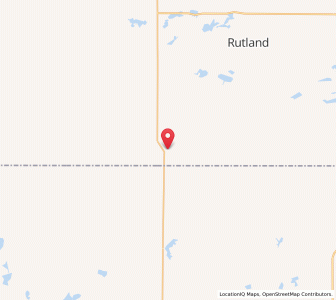 Map of Havana, North Dakota