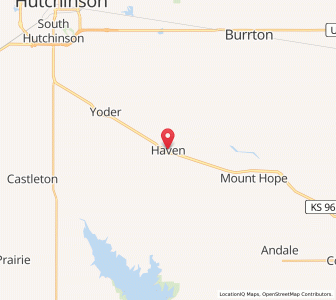 Map of Haven, Kansas