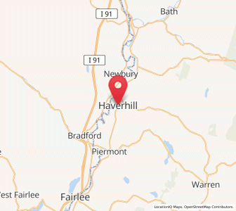 Map of Haverhill, New Hampshire