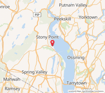 Map of Haverstraw, New York