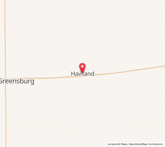 Map of Haviland, Kansas