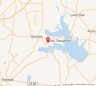 Map of Hawk Cove, Texas