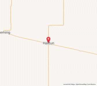 Map of Haxtun, Colorado