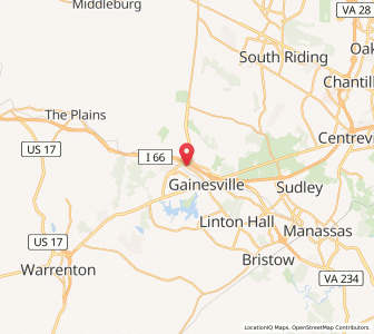 Map of Haymarket, Virginia