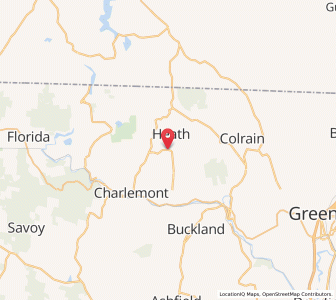 Map of Heath, Massachusetts