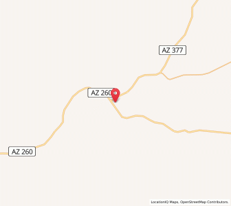 Map of Heber-Overgaard, Arizona