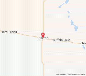 Map of Hector, Minnesota