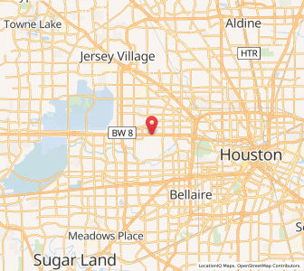 Map of Hedwig Village , Texas