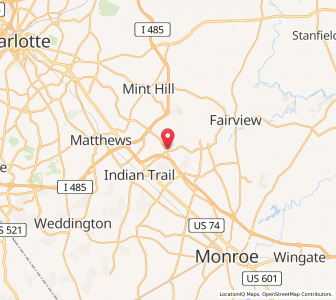 Map of Hemby Bridge, North Carolina