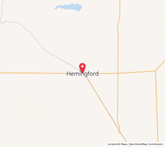 Map of Hemingford, Nebraska