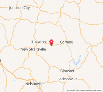 Map of Hemlock, Ohio