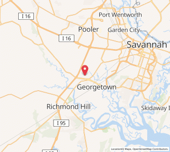 Map of Henderson, Georgia
