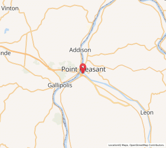 Map of Henderson, West Virginia