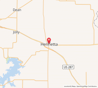 Map of Henrietta, Texas
