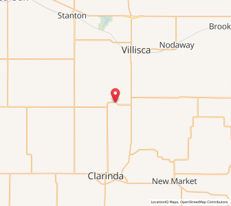 Map of Hepburn, Iowa