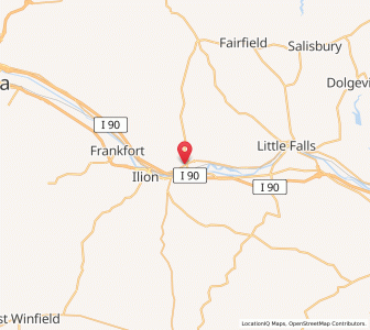 Map of Herkimer, New York