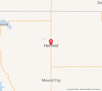 Map of Herreid, South Dakota
