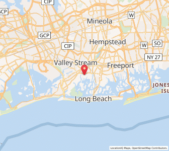 Map of Hewlett Harbor, New York