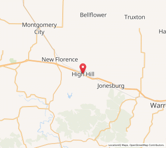 Map of High Hill, Missouri