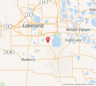 Map of Highland City, Florida