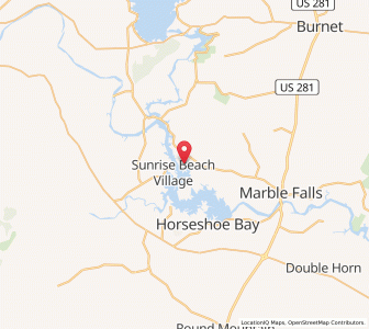 Map of Highland Haven, Texas