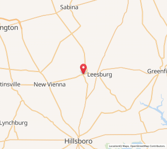 Map of Highland, Ohio