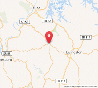 Map of Hilham, Tennessee